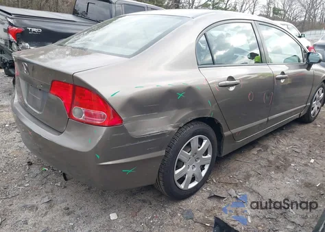 2008 Honda Civic Lx из США, поврежденный, VIN 2HGFA16568H349897